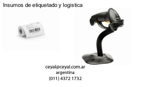 Insumos de etiquetado y logistica