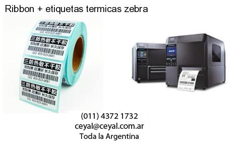 Ribbon   etiquetas termicas zebra