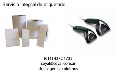 Servicio integral de etiquetado