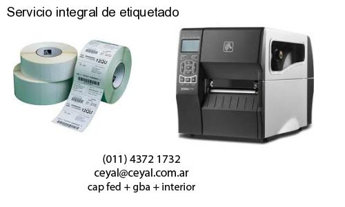 Servicio integral de etiquetado