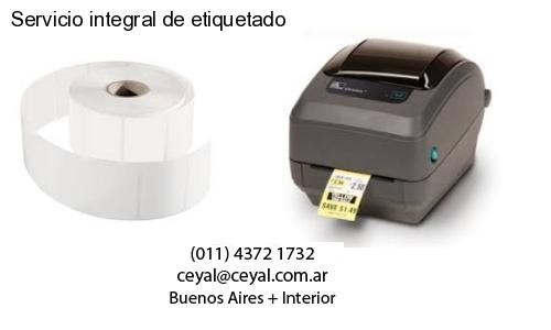 Servicio integral de etiquetado