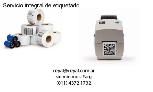 Servicio integral de etiquetado
