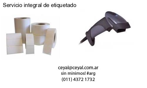 Servicio integral de etiquetado