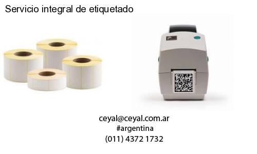 Servicio integral de etiquetado