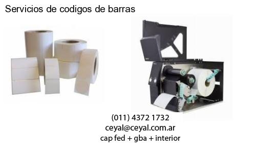 Servicios de codigos de barras