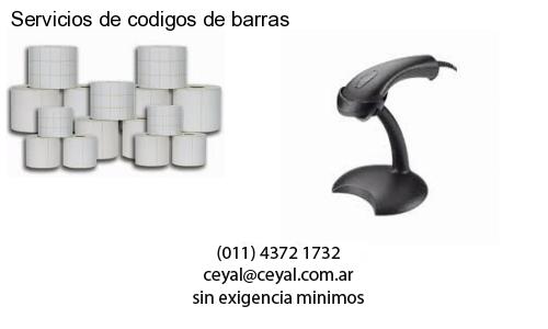 Servicios de codigos de barras