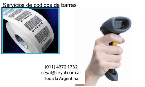 Servicios de codigos de barras