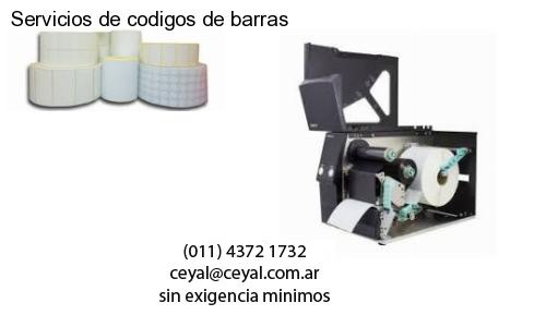 Servicios de codigos de barras