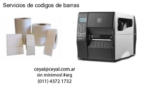 Servicios de codigos de barras