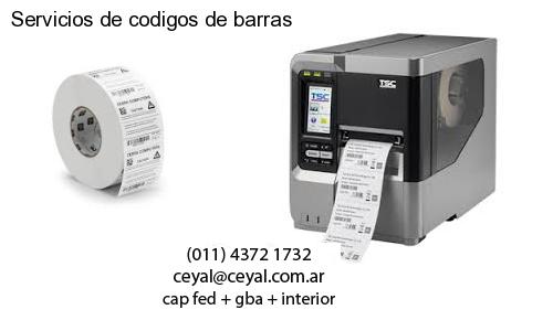 Servicios de codigos de barras