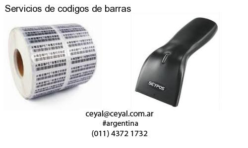 Servicios de codigos de barras