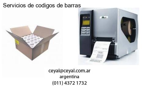Servicios de codigos de barras