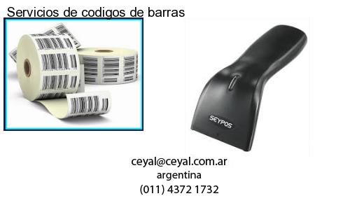 Servicios de codigos de barras