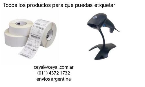 Todos los productos para que puedas etiquetar