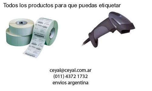 Todos los productos para que puedas etiquetar