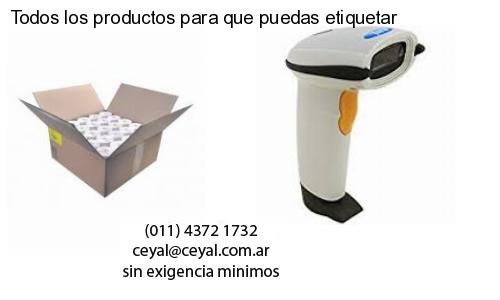 Todos los productos para que puedas etiquetar