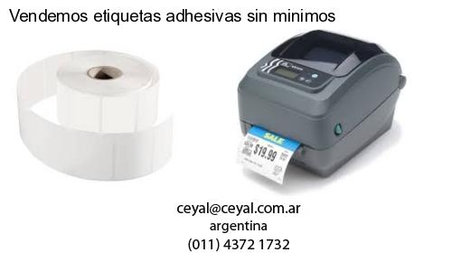 Vendemos etiquetas adhesivas sin minimos