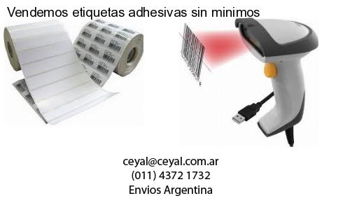 Vendemos etiquetas adhesivas sin minimos