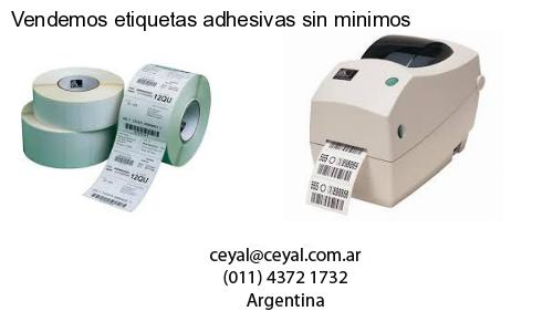 Vendemos etiquetas adhesivas sin minimos