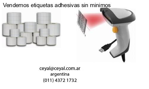 Vendemos etiquetas adhesivas sin minimos