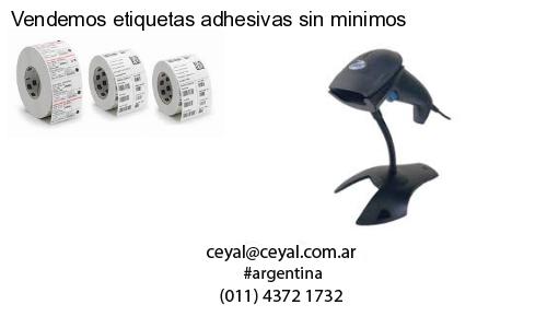 Vendemos etiquetas adhesivas sin minimos