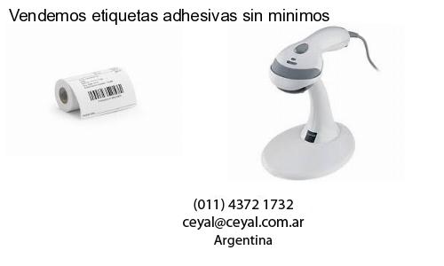 Vendemos etiquetas adhesivas sin minimos