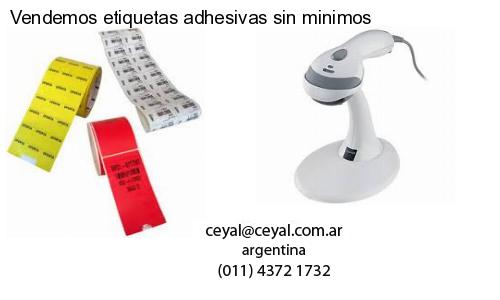 Vendemos etiquetas adhesivas sin minimos