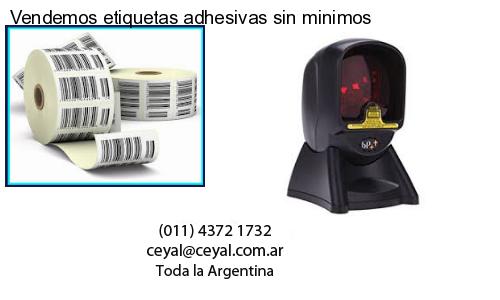 Vendemos etiquetas adhesivas sin minimos