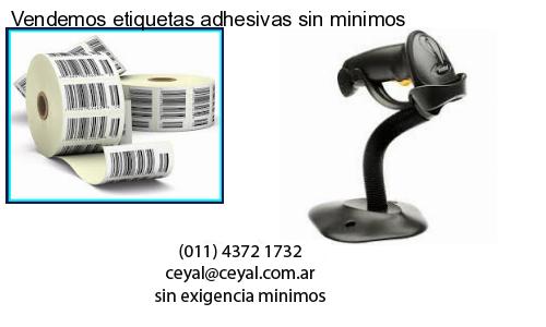 Vendemos etiquetas adhesivas sin minimos