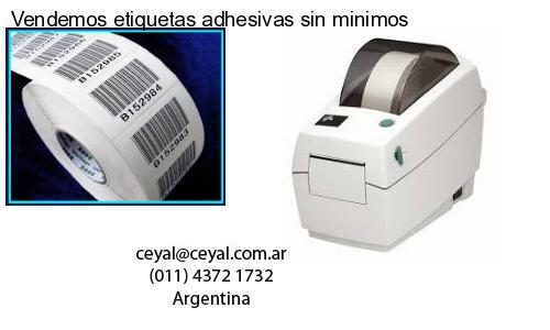 Vendemos etiquetas adhesivas sin minimos
