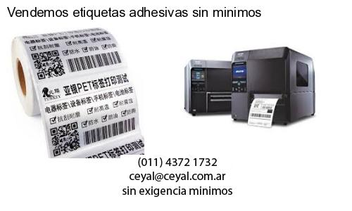Vendemos etiquetas adhesivas sin minimos