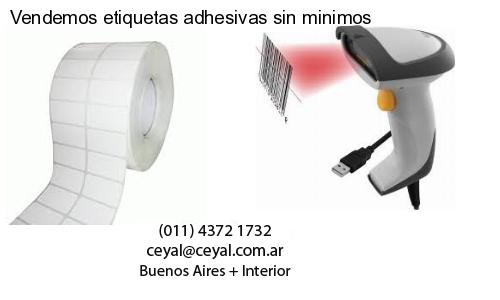 Vendemos etiquetas adhesivas sin minimos
