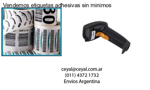 Vendemos etiquetas adhesivas sin minimos