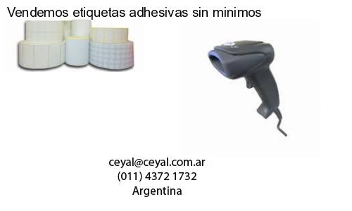 Vendemos etiquetas adhesivas sin minimos