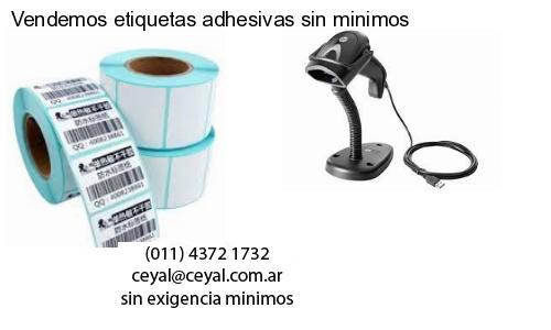 Vendemos etiquetas adhesivas sin minimos