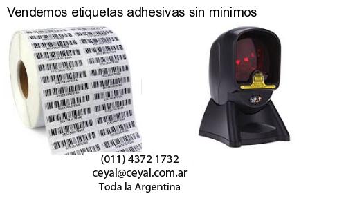 Vendemos etiquetas adhesivas sin minimos