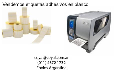 Vendemos etiquetas adhesivos en blanco