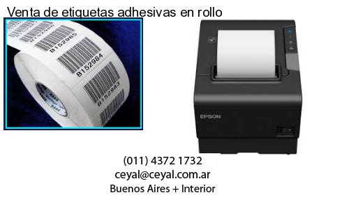 Venta de etiquetas adhesivas en rollo