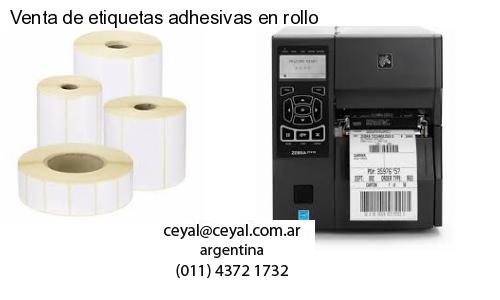 Venta de etiquetas adhesivas en rollo