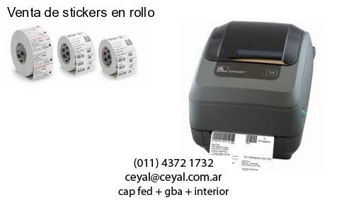 Venta de stickers en rollo