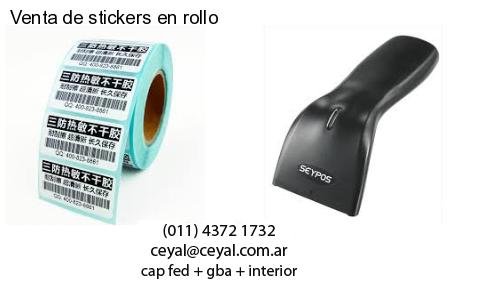 Venta de stickers en rollo