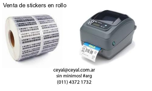 Venta de stickers en rollo
