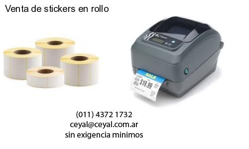 Venta de stickers en rollo