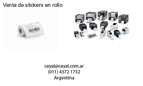 Venta de stickers en rollo