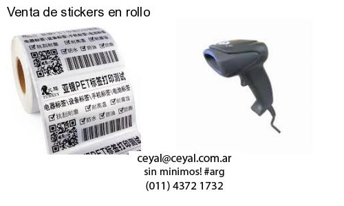 Venta de stickers en rollo