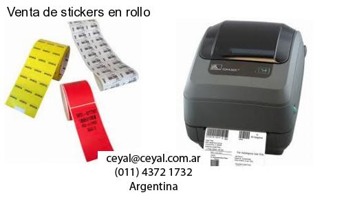 Venta de stickers en rollo