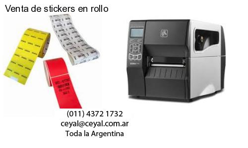 Venta de stickers en rollo