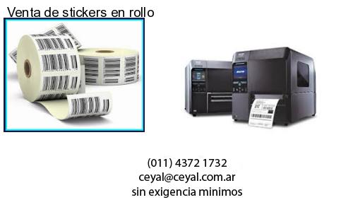 Venta de stickers en rollo