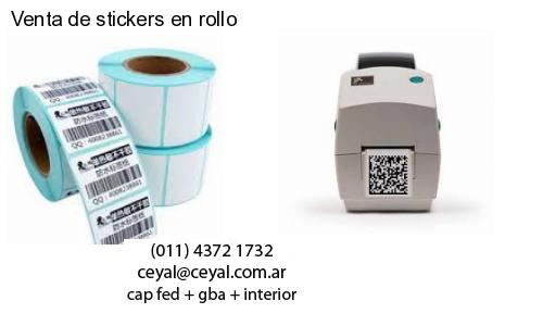 Venta de stickers en rollo