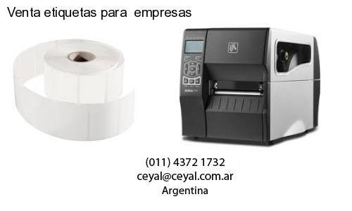 Venta etiquetas para  empresas